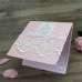 Pink Handmade Invitation Card Square Card Wedding Invitation Customized 